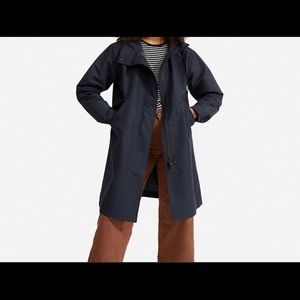 EVERLANE Renew anorak Black rain jacket
